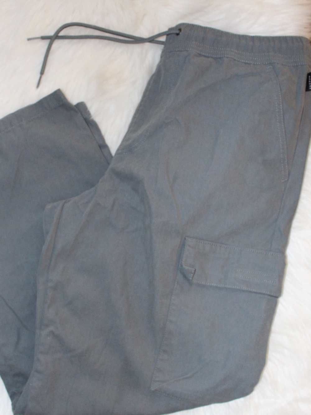 Pacsun, gray cargo pants straight leg size  medium
